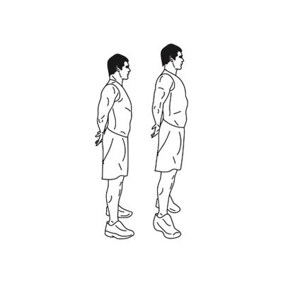 Ilustração da elevação de panturrilha do Darebee
